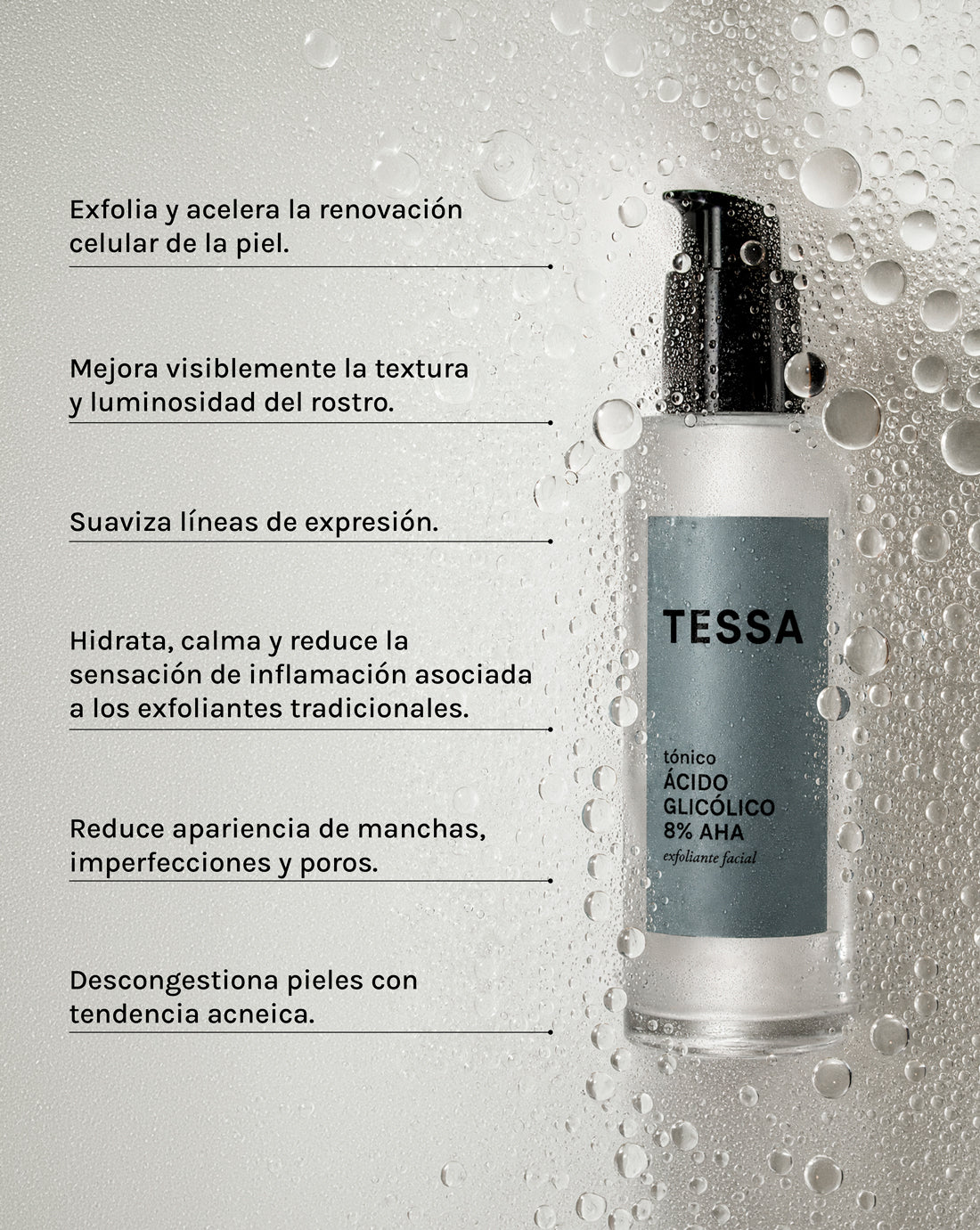 Tónico Ácido Glicólico 8% AHA