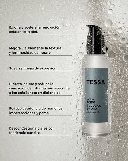 Tónico Ácido Glicólico 8% AHA
