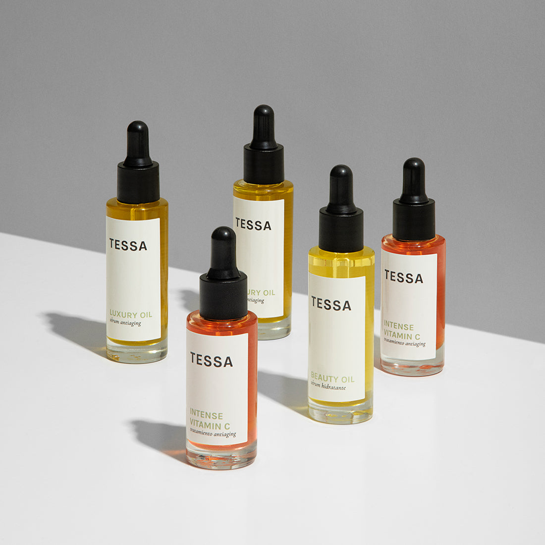 Luxury Oil, linea de cuidado facial marca TESSA