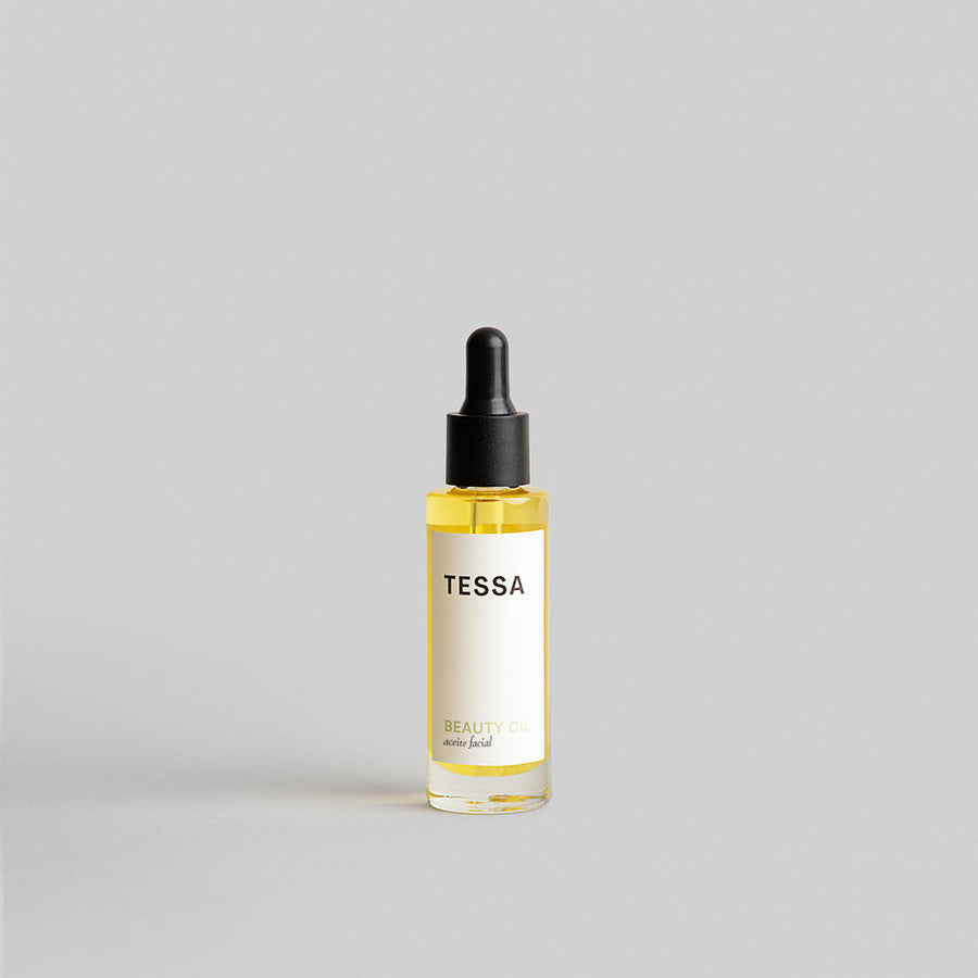 Beauty Oil de chía, jojoba, argán y oliva, marca Tessa, cosmética natural
