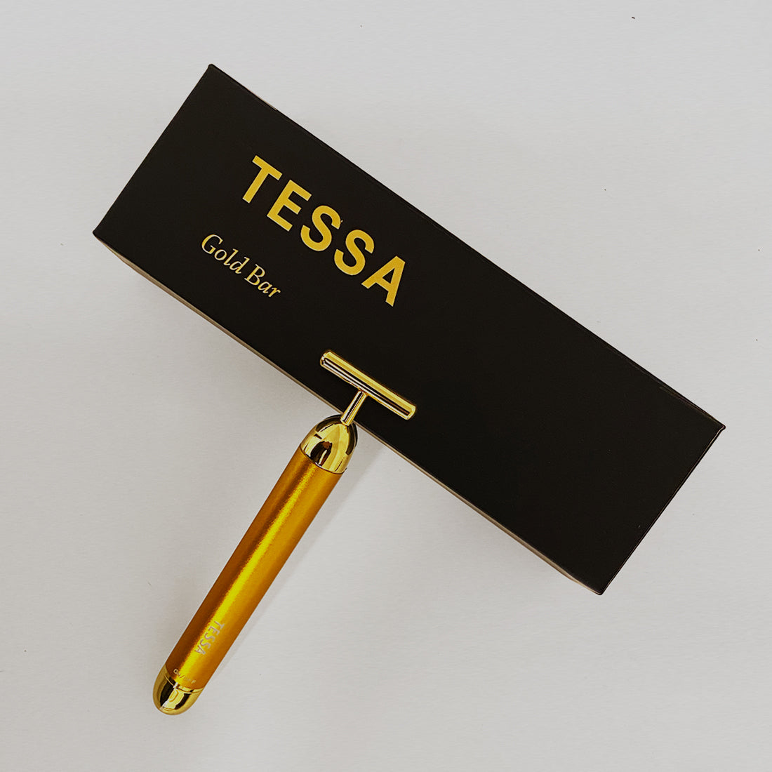 Gold Bar, masajeador facial marca TESSA